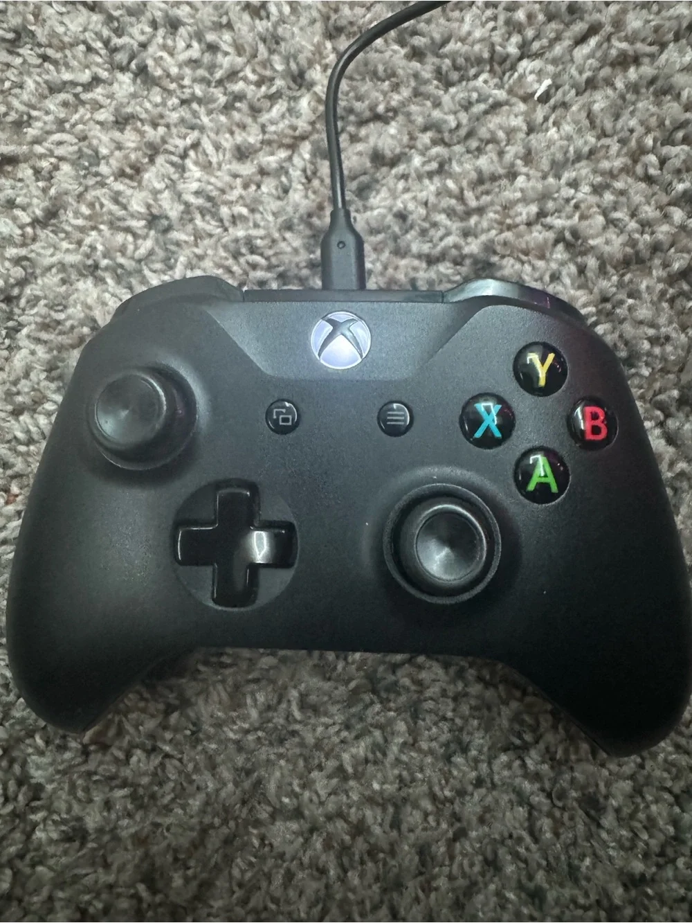 Microsoft Xbox One Wireless Controller Model 1708 Black Tested Working